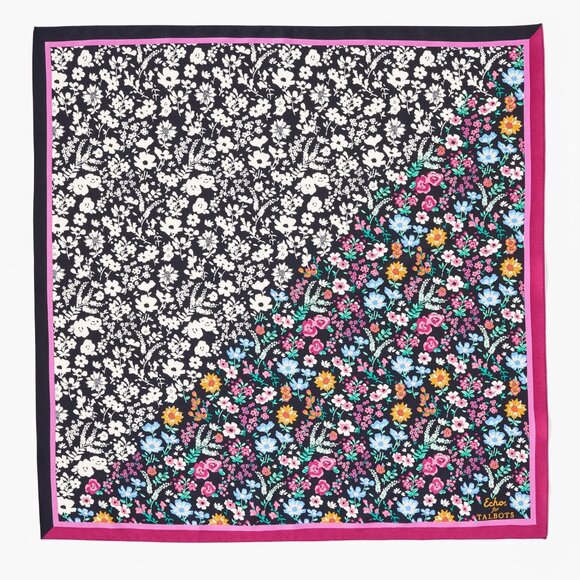 Echo for Talbots Accessories - NWOT Echo For Talbots Floral Square Scarf